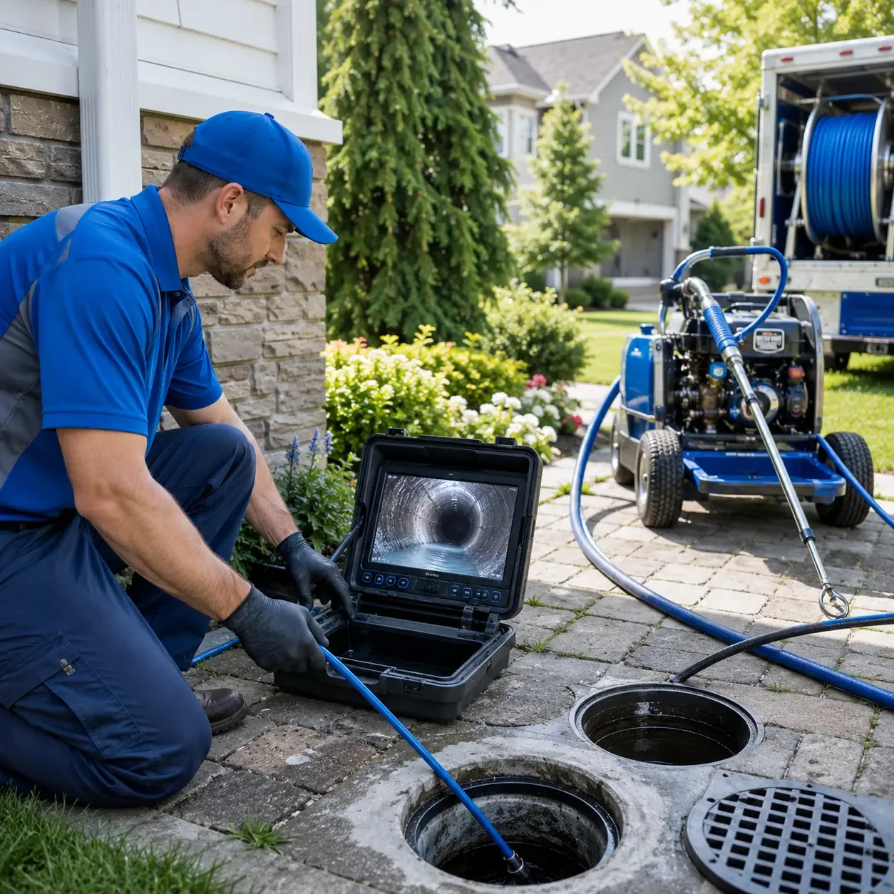 Outdoor drain cleaning professionals serving Coker, AL